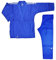 adidas Judo-Anzug Contest blau/silberne Streifen, J650B (175)