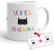 Kembilove Tazas de Cafe Originales – Taza Personalizada Súper Madrina – Tazas cumpleaños – Regalos Originales para cuñados – Tazas de Navidad Familia