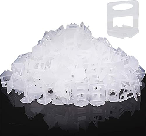 Storystore 1000 Stück Standard Laschen Fugenbreite 1.5mm, Nivelliersystem Fliesen Nivellierhilfe Zuglaschen Fugenbreite Verlegehilfe für Fliesen Höhe 3-12 mm(1000 Laschen,1.5mm)