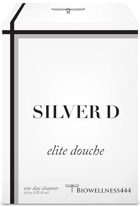 Bio Wellness 444 Silver D Elite Vaginal Douche with Colloidal Silver & Tea Tree Oil – Monthly Maintenance 1-Day Cleanser