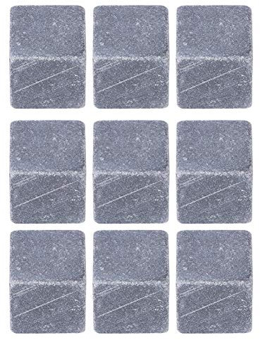 9pcs Whisky Stones Bebiendo Hielo Refrigerador Bebidas Reutilizables Piedras de Hielo Más Frías
