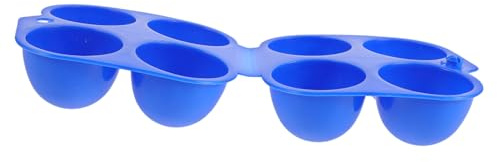 iplusmile Boîte à Œufs Étanche Compartiments Réutilisable pour Rangement Au Réfrigérateur et Transport Extérieur Protection Antichoc et Antimoisissure Organisateur Compact pour Camping et