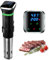 FUNYKICH Sous Vide Machine, Ultra-Quiet, Accurate Temperature 25-95℃ Digital Timer, LED Touch Display, Stainless Steel 1100W