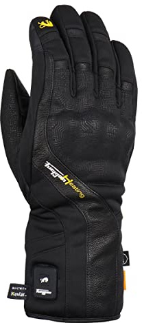Furygan Heat Built with Kevlar® Gants de Moto Chauffants (Black,L)