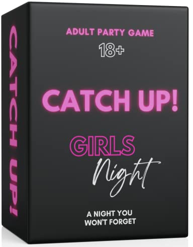 BETTER US Catch UP! Spicy Girls Night Card Game – Birthday & Bachelorette Gift | 18+ Conversation Starters for Women | Adult Games & Bachelorette Party