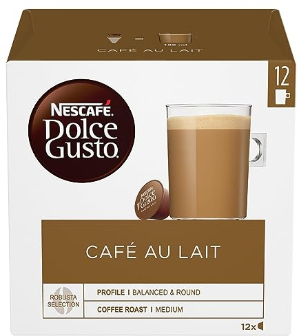 Nescafe Dolce Gusto Café Au Lait Coffee Pods x 12