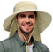 Kato Tirrinia Outdoor Sonnenhut Herren Damen mit Nackenschutz, UPF 50 UV Schutz Safari Hut, Faltbar Cap Sonnenschutz für Hiking Strand Anglerhut Wanderhut Gartenhut Tropenhut, Brige
