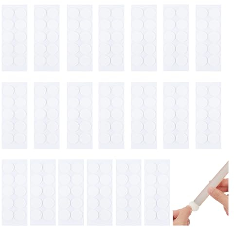 NICENEEDED 200 Pcs Taper Candle Holder Candle Grips, Candle Adhesive Candle Grips, Adhesive Dots Small Candle Accessories Candle Adhesive Holder Taper Candle Inserts for Candle Holder