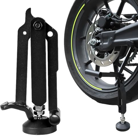 Wezalget Support de levage de roue de moto | Support de levage de roue de moto pliable Support de levage de roue arrière et avants antidérapant pour moto, pour la plupart des motos