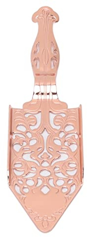 HOSEONFN para cuchara de absenta, diseño hueco vintage, acero inoxidable de primera calidad, para barra de cócteles de ajenjo, cuchara de filtro para beber, artesanía elegante, (Oro rosa)