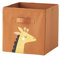 Vertbaudet VERTBAUDET3er-Set Aufbewahrungsboxen Kleiner Löwe, Tansaniaorange/grün/weißONE Size