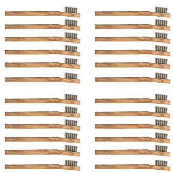 24 Pack Stainless Steel Wire Brush Tooth Brushes…