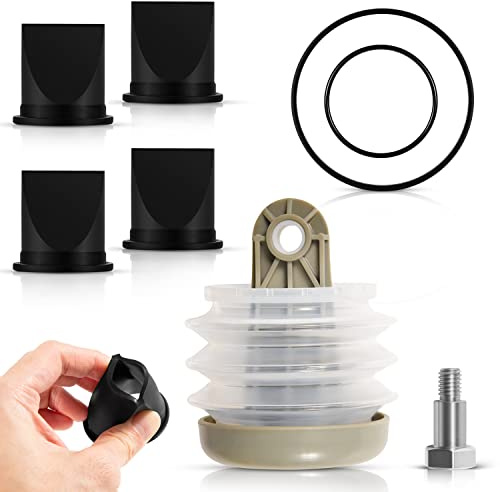 For Dometic 385230980 Pump Bellow Kit & 385310076 1-1/2'' Duckbill Valve Kit & 385310151 O-Ring Kit Replace For Dometic S, T, J, VHT, and VG series Vacuum Pump Kit