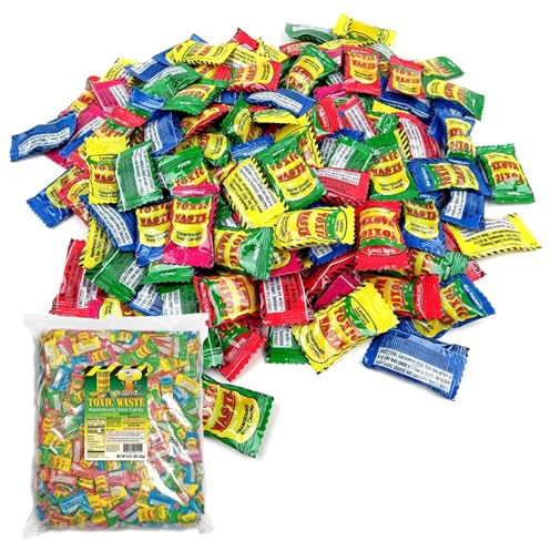 Pick and mix Toxic Waste sour candy Bag (02Kg, Original)