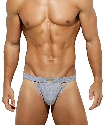 Casey Kevin Jockstrap herr stringtrosa sportunderkläder underbyxor suspension herr jock rem, A3-grå, M