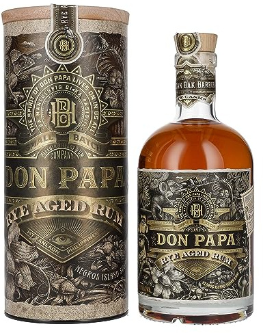 Don Papa Rum Rye Aged 45% Vol. 0,7l in Geschenkbox