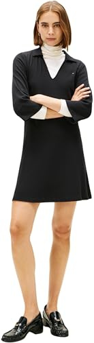 Tommy Hilfiger Modern Cody 3/4 Slv Polo Drs Ww0ww47868 Abito Polo Donna (Pacco da 1)