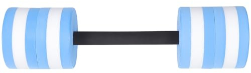 FUNOMOCYA Manubri Acquatici galleggianti Eva 57 cm Blu, Pesi Portatili per Esercizi in Piscina per Adulti, Accessori Fitness per tonificazione Braccia e Allenamento in Acqua