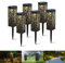 kefflum Solarlampen für Außen Garten 6 Stück Solarleuchte Garten LED Solarlampe Gartenleuchte für draußen Warmweiße Solar Laterne Wasserdicht IP65 Landschafts beleuchtungs Fahrstraßen für Rasen