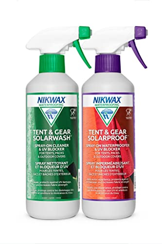 Nikwax Tent & Gear DUO-Pack, 500ml, SolarWash & SolarProof