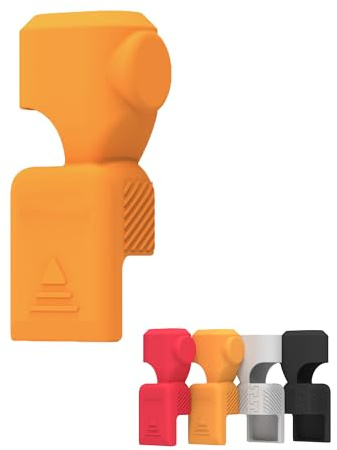 CERFFOOL Custodia protettiva per DJI Osmo Pocket 3 Anti-graffio antipolvere Gimbal Lens Screen Custodia in Silicone per Action Camera Accessori, Arancione, moderno