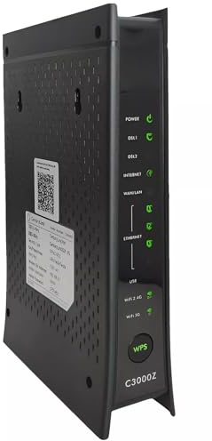 Generic C3000Z Modem | CenturyLink Compatible | Dual-Band 802.11n/ac WiFi Router | UMEC UP0251M-12PA AC Adapter Included OEM Packaging (Renewed)