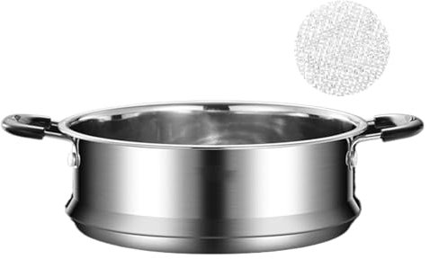 Pentola a vapore in acciaio inox, pentola per cottura di verdure, cassetto a vapore multistrato, pentole da cucina per pasti quotidiani, frutti di mare, uova, panini, dessert, pasticcini, zuppe