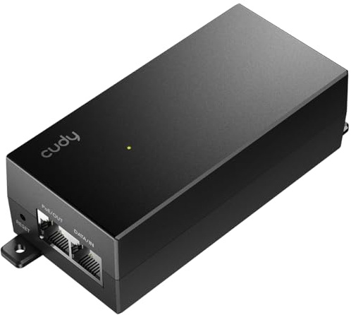 Cudy 2-Port Gigabit PoE+ Extender, 1000Mbps PoE Repeater IP Camera POE200H | IEEE 802.3at/af Compliant, 30W Max Output, Adds 100m Reach, Active Splitter for WLAN AP VoIP Network, Plug & Play Wall Mount