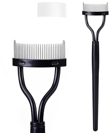 JRYXD Juego De 3 Cepillo Para Pestañas, Peine De Pestañas, Separador De Pestañas, Diseño Ergonómico Varilla Espiral Espoolia De Pestañas, Herramientapeinado De Pestañas Para Salon Belleza Hogar