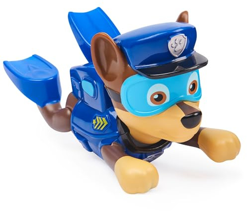 SwimWays Paw Patrol Paddlin' Pups Pool Toys & Outdoor Games, Bath Toys & Pool Party Supplies for Kids Aged 4 & Up, No Batteries Required, Chase