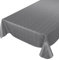 ANRO Wachstuchtischdecke Wachstuch Wachstischdecke Tischdecke Wachstuchdecke Anthrazit Leinenoptik 350x140cm