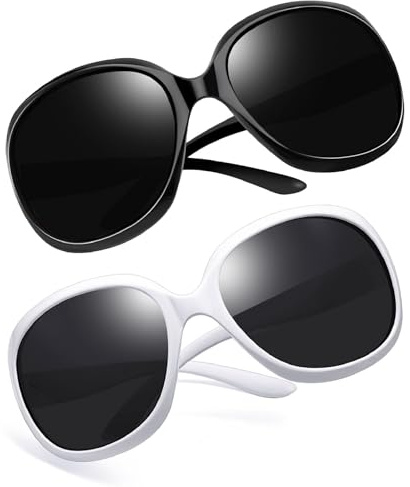 Joopin Stora Solglasögon 2-pack XL Kvinnor Polariserade UV400-skydd