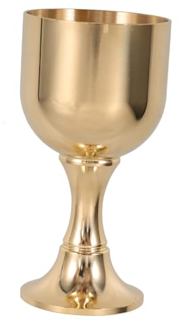 MOLUCKFU Calice in Rame Vintage per Liquori e Vino, Coppa retrò da Cena in Metallo da 73g, Tazza Decorativa Resistente per Whisky, Cocktail e Bevande Raffinati