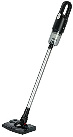 2 in 1 Cordless Wet & Dry Mop Vacuum Cleaner, Mop & Vacuum in One, Lightweight and Powerful Stick Vacuum Cleaner Rechargeable Upright Vacuum Cleaner for Home, Hard Floors (Black)