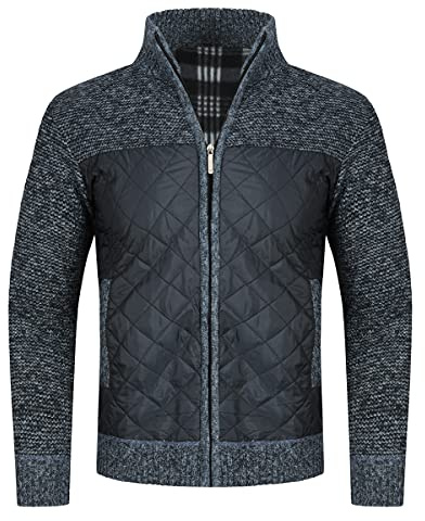 YOUTHUP Cárdigan Hombre Punto, Forro Polar Invierno
