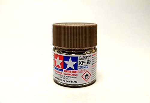 RCECHO Tamiya Model Color Acrylic Paint XF-92 Yellow-Brown DAK 1941 10ml 81792