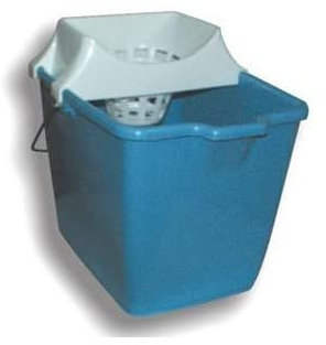 Plasvidavi Cubo de Limpieza 14L Azúl Rectangular