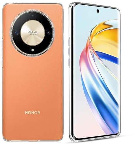 FDHYFGDY Funda Protectora de Silicona TPU Transparente para Honor Magic 6 Lite 5G, Protección de Pantalla y Cámara Integrada