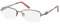 Puccini Rechteckig Metall Brillen in Burgundy für Damen, Brille mit Sehstärke, optional mit Sonnenbrillen tönung oder Blaulichtfilter (Modell PCO-286-C1-51)