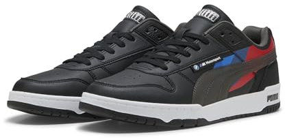 PUMA Erwachsene BMW M Motorsport RBD Game Sneakers mit niedrigem Profil 43 Black Pop Red