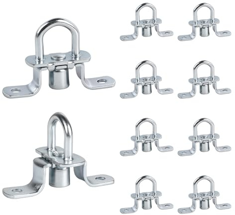 SUPAWAY 10 styck Planen Vridlås Kläffbar Förzinkad Planenlås för Ovalöglor Planenfästning Säker Hållning för Planer & Skydd 71 x 16 mm Metalllås för Lastbil, Släp & Pritsche