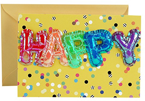 Hallmark Signature Birthday Card (Mylar Balloons) (799RZH1060)
