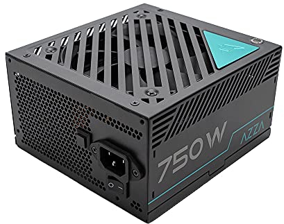 AZZA 750W PC-Netzteil, modular, 80+ Gold, schwarz, 4X PCIe, Kabel-Management