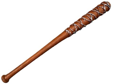 Basebollträ med taggtråd Negan PU skum realistisk filmrekvisita gång Lucille halloween maskeraddräkt