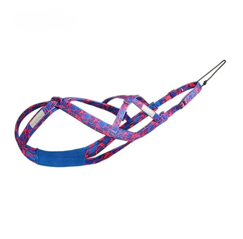 AYWTIUN Arnes de Tiro para Perros Arnés de Entrenamiento para Correr y Trineo Arnés para Tirar Peso Chaleco de Entrenamiento (Purple,M)