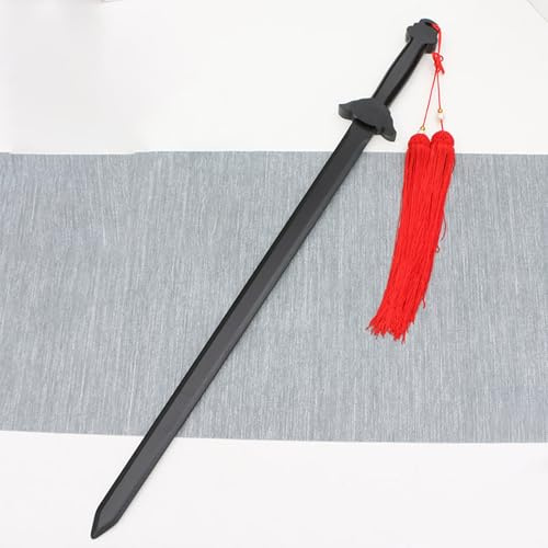 HJHUUA Spade dritte Tai Chi in bambù Naturale da 101 cm/85 cm,Spada di Legno per Allenamento di Arti Marziali,bokken Fatto a Mano per Regali,Decorazioni,Cosplay,Oggetti di Scena