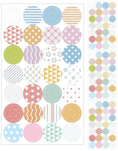 Générique Renforts Trous Classeur - 4 Feuilles Œillets Autocollants | Anneaux Renforcés pour Papier, Cahier Et Scrapbooking | Anti-Déchirure Format A5 A6 A7, Ext 13 Mm Int 6 Mm