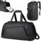 Sporttasche Herren 45L Reisetasche Rucksack Damen Groß Sporttasche mit Schuhfach und Nassfach, Wasserdicht Trainingstasche Schwimmtasche Herren Gym Tasche Saunatasche