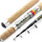 YOBAIH Teleskoprute 2.1m 2.4m 2.7m 3.0m 3.6m Teleskop Angelrute Carbon-Holzgriff Spinnrute Extra Heavy Karpfenangeln Pole Sea Tackle Angelruten (Size : 3.6 m)