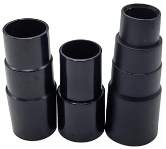 Velodi 3 Pack Vacuum Hose Reducer Plastic Connector Adapter